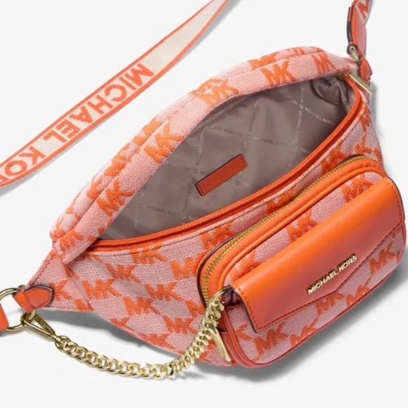 MICHAEL KORS
Maisie Large Logo 2-in-1 Sling Waist Fanny Pack Crossbody 
Poppy - Picture 3 of 16